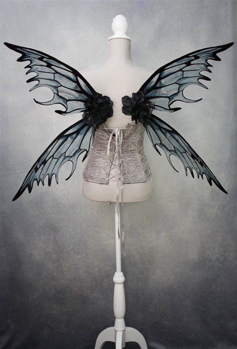 black adult fairy wings